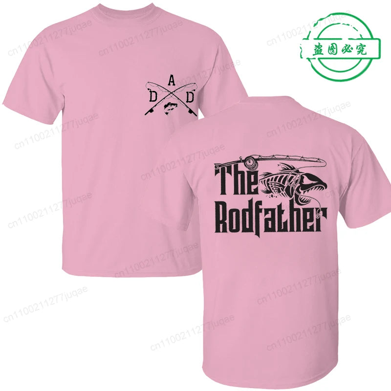 Men's Clothing Funny Fishing Shirt for Dad Print TShirt Fisherman Tee with Dad Joke Funny Tees Fashion Graphic Tshirts Clothing