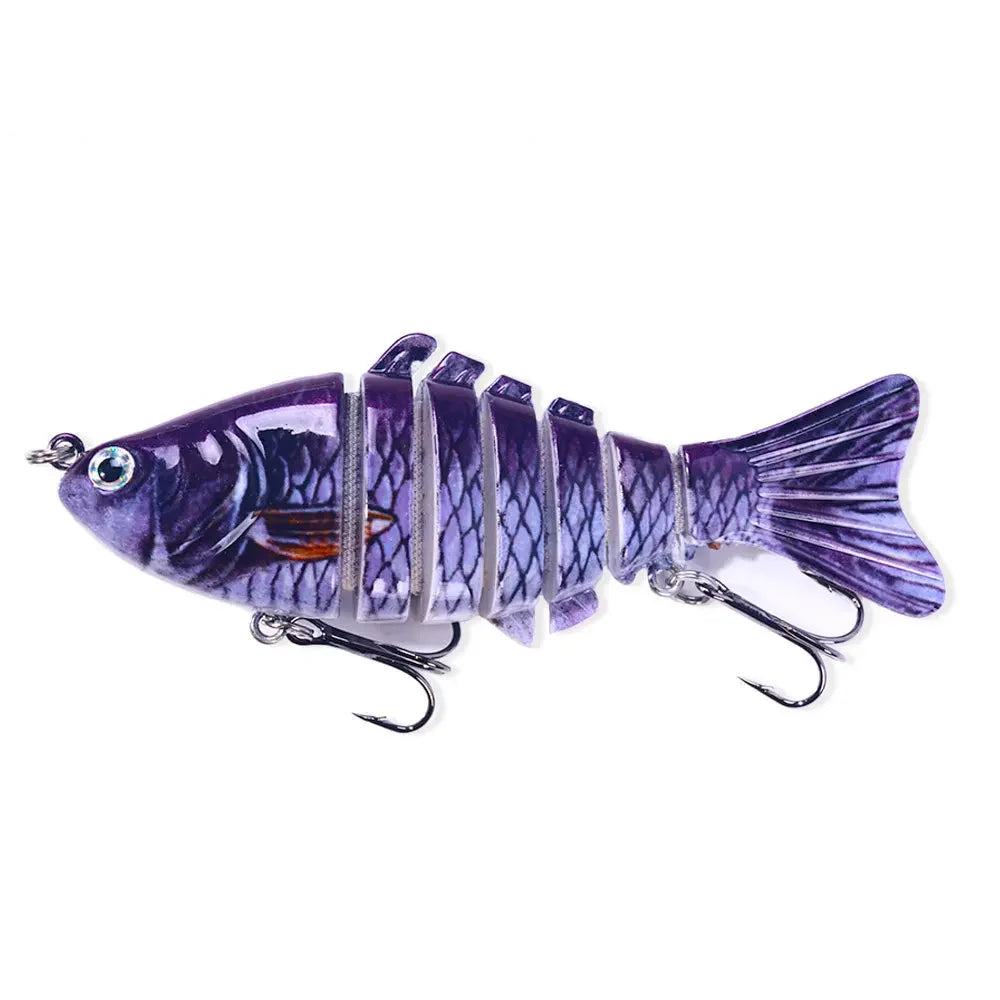 10cm 15g 7-segement Swimbait Pike Wobblers Crankbait Fishing Lure Multi Jointed Hard Bait Musky Sinking Isca Artificia