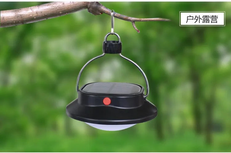 Solar Camping Light 60LED Camping Light Outdoor Tent Night USB Charging SOS Emergency Light