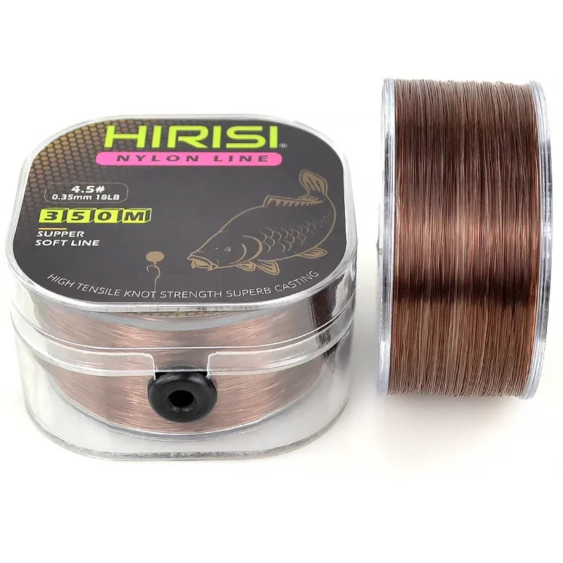 Hirisi 350m Super Strong Fishing Line Japan Monofilament Nylon Carp Fishing Line Fishing Accessories Nylon Line