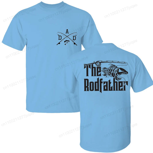 Men's Clothing Funny Fishing Shirt for Dad Print TShirt Fisherman Tee with Dad Joke Funny Tees Fashion Graphic Tshirts Clothing