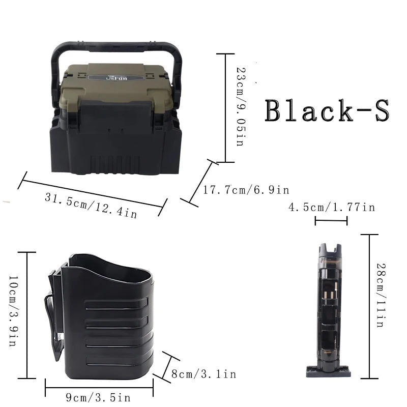 Large Fishing Box Organizer Multi-function Lure Live Fish Bucket Thickening Storage Box Fishing Accessories Tackle Box Pesca