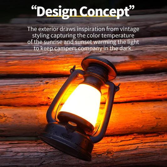 Solar Camping Lights - Ambient Light, Vintage Horse Lamp, LED Table Lamp, Picnic Hanging Lantern, Outdoor Decorative Lanterns