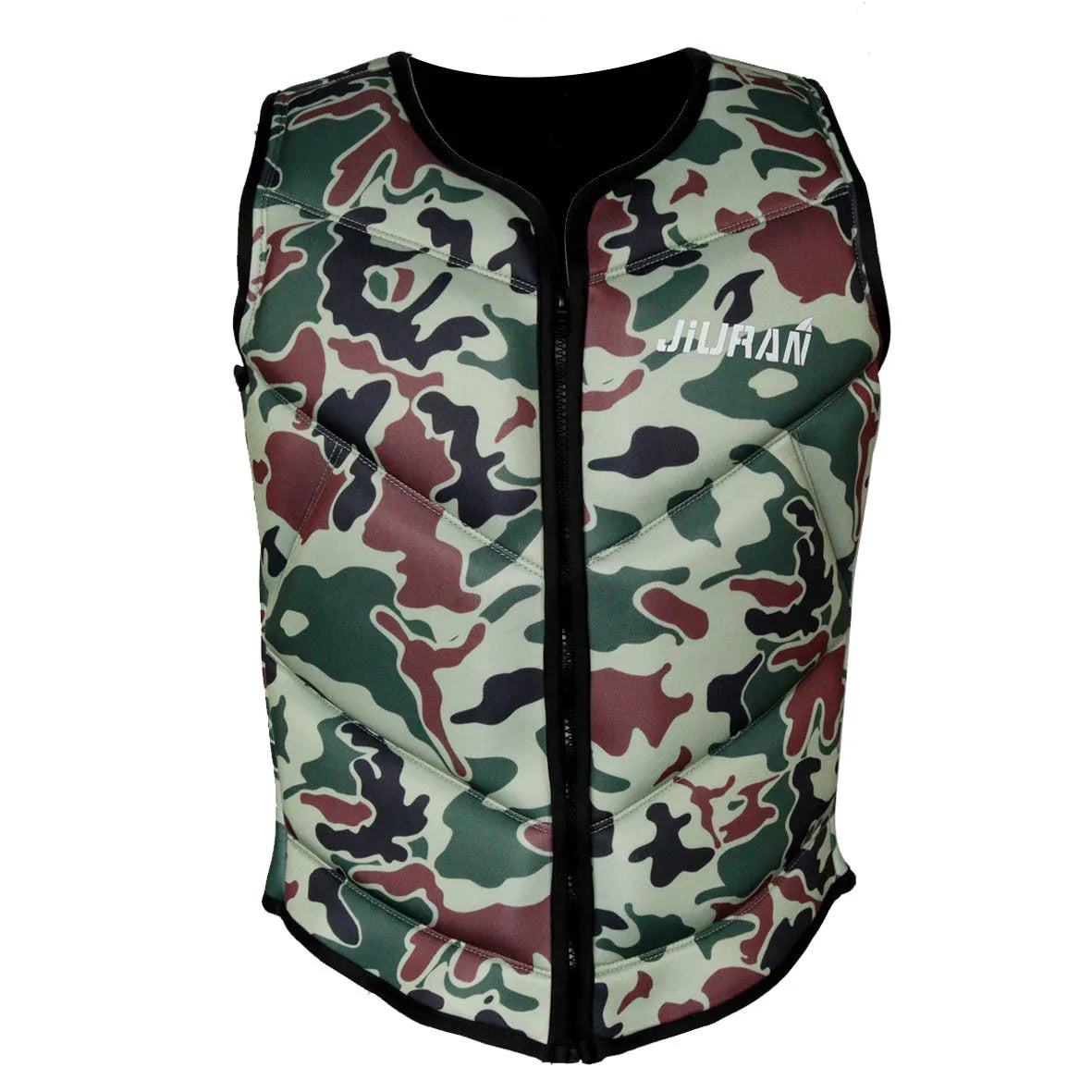 Lightweight Breathable Summer Camouflage Fishing Vest with Built-in Life Jacket for Adults and Kids No Strap Design Life Vest
