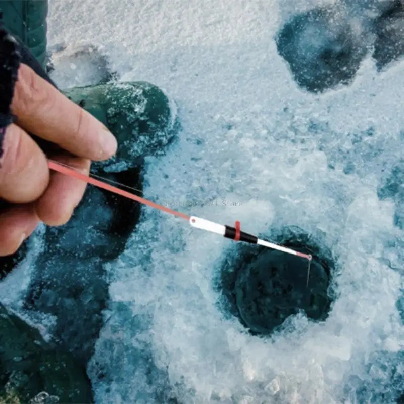 Ice Fishing Rod, Mini Portable Spinning Rods, Winter Top Tip Fish Spinner Rods