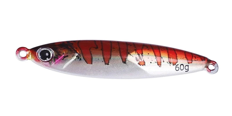 Luminous Tungsten Metal Jig 80g/60g/40g/30g Fishing lure quickly sinking jig bait