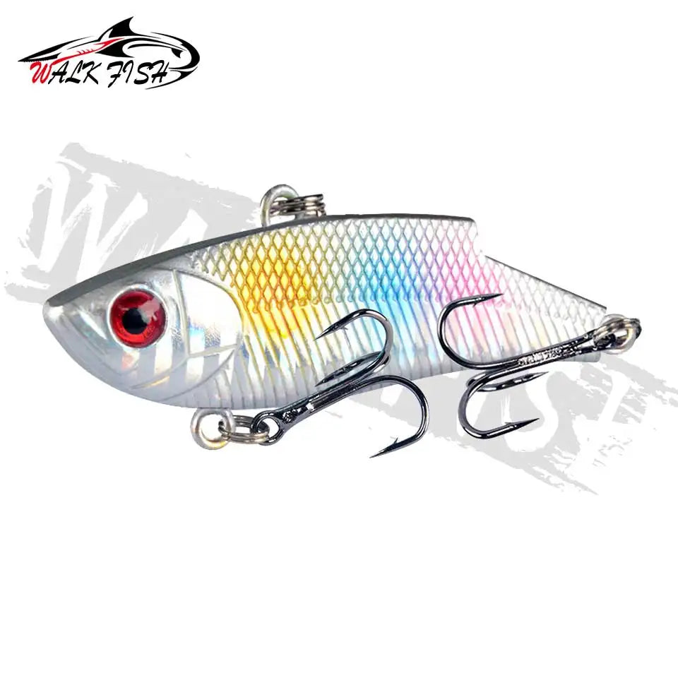 WALK FISH 5.5cm 10g Tough Fishing Lure VIB Rattlin Hook Fishing Sinking Vibration Rattlin Hooktion Bait Pencils Fishing Gear