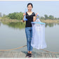 Finefish Cast Net Catch Fishing  Net Small Mesh American Style Throw Network Outdoor Hunting Tool