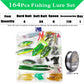 Fishing Lure Kit Soft and Hard Bait Set Gear Layer Minnow Metal Jig Spoon For Bass Pike Crank Tackle Accessories with Box