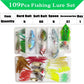 Fishing Lure Kit Soft and Hard Bait Set Gear Layer Minnow Metal Jig Spoon For Bass Pike Crank Tackle Accessories with Box