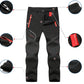 Men Winter New Warm Hiking Trekking Fishing Camping Climbing Trousers Oversize 6XL Waterproof Outdoor Women Cycling Fleece Pants
