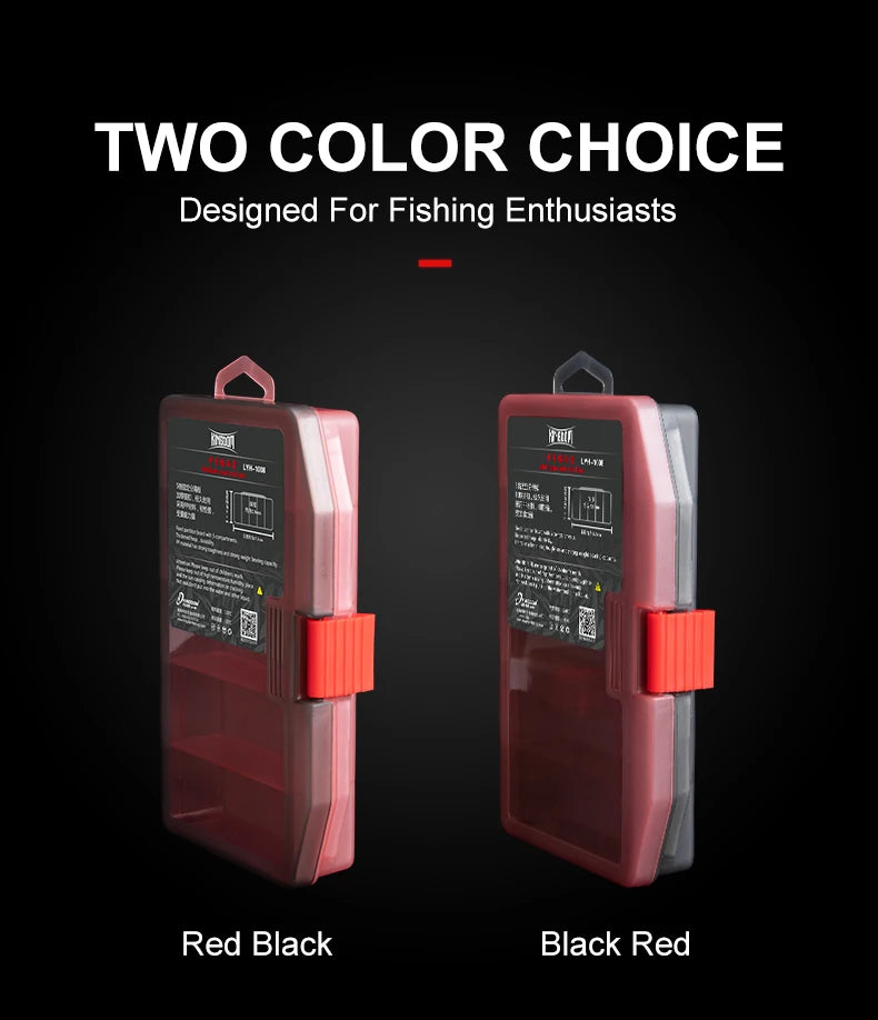 Kingdom Fishing Tackle Box Fish Lures Hooks Baits Compartments Storage Case Box Fishing Tackle Box for Pesca Fishing Accessories