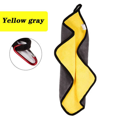 Fishing Towel Fishing Clothing Thickening Non-stick Absorbent Outdoors Sports Wipe Hands Towel Hiking Fishing Equipment