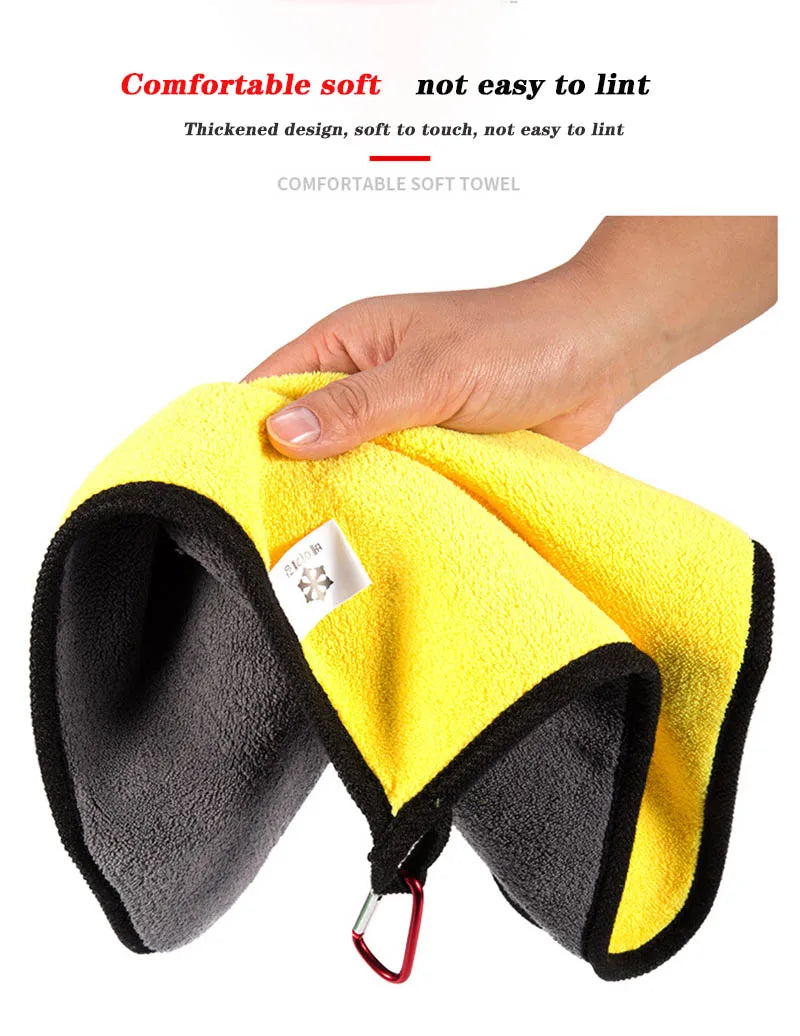 Fishing Towel Fishing Clothing Thickening Non-stick Absorbent Outdoors Sports Wipe Hands Towel Hiking Fishing Equipment