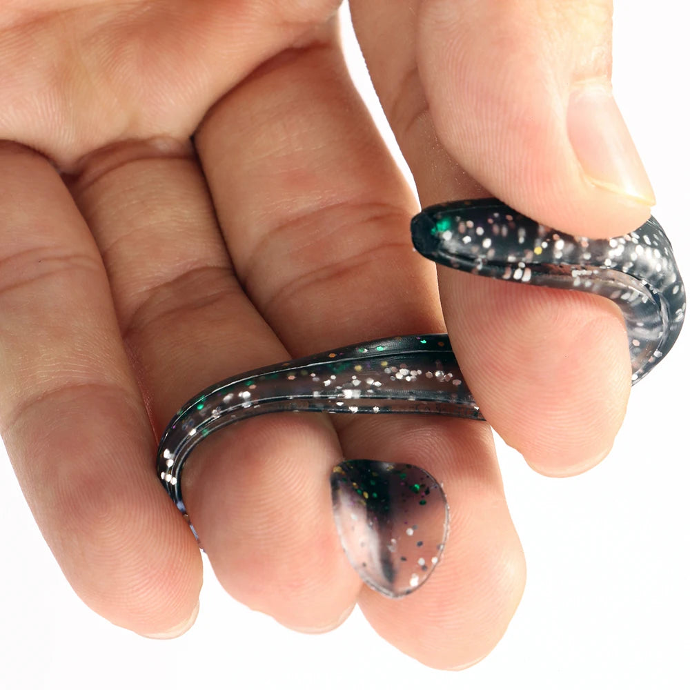 10PCS Soft Lure 5.5cm 7cm 10cm T Tail Worm 3PCS Jigging Head Hook 3g 5g 10g Metal Jig Carp Fishing Pesca Swimbait Gear Kit Bait