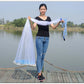 Finefish Cast Net Catch Fishing  Net Small Mesh American Style Throw Network Outdoor Hunting Tool