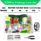 Fishing Lure Kit Soft and Hard Bait Set Gear Layer Minnow Metal Jig Spoon For Bass Pike Crank Tackle Accessories with Box