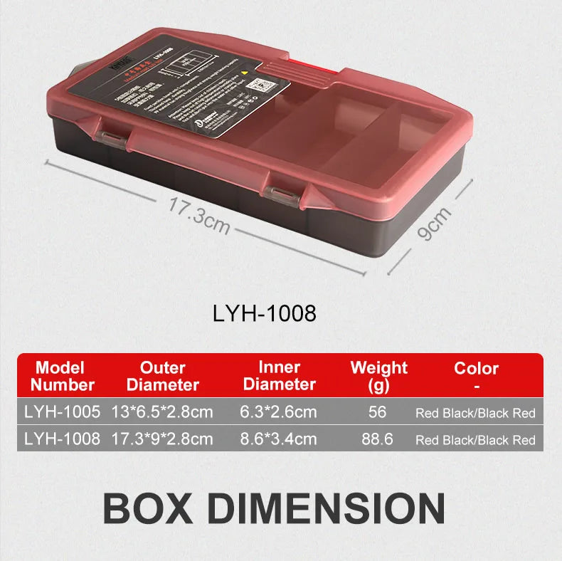 Kingdom Fishing Tackle Box Fish Lures Hooks Baits Compartments Storage Case Box Fishing Tackle Box for Pesca Fishing Accessories