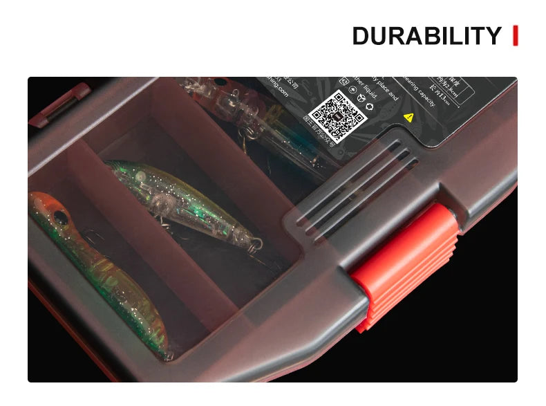 Kingdom Fishing Tackle Box Fish Lures Hooks Baits Compartments Storage Case Box Fishing Tackle Box for Pesca Fishing Accessories