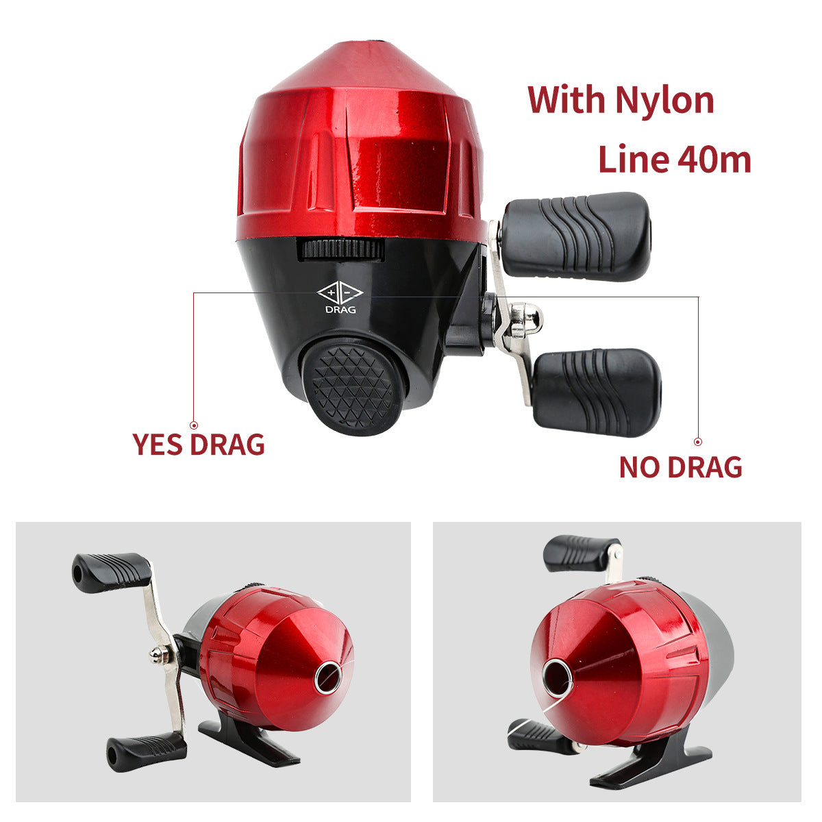 Children's Fishing Rod Beginner Fishing Rod Set Pig Mouth Wheel Belt Line Fishing Gear Set