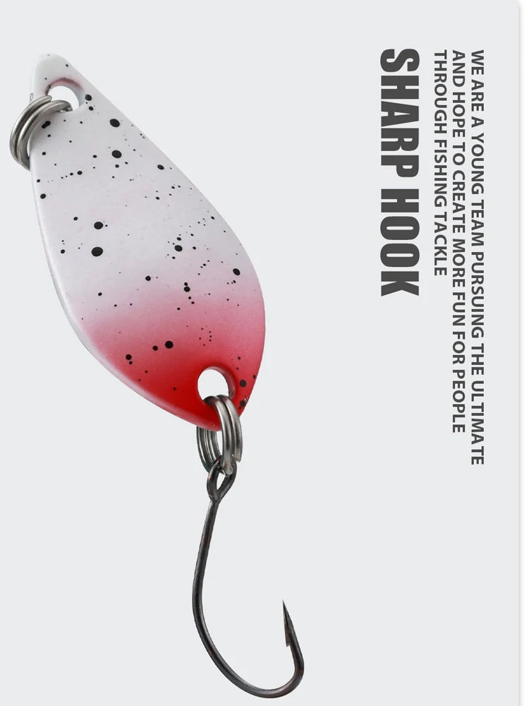 2.5g/3.5g/5g Fishing Kit Jig Spoon Lure Bait Set Hard Metal Spinner Wobbler Spoon Trout Bass Area Fishing Gear Lure Spoon Bait