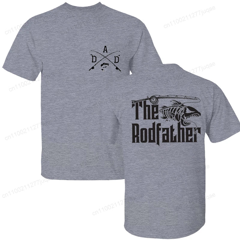 Men's Clothing Funny Fishing Shirt for Dad Print TShirt Fisherman Tee with Dad Joke Funny Tees Fashion Graphic Tshirts Clothing