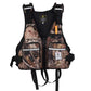 Fishing Life Jacket Buoyancy Vest Multi-pocket Lightweight Fly Fishing Vest for Men Adjustable Vests Detachable Cushion