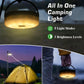 Solar Camping String Lights, 4 in 1 Camping String Lights Outdoor with 8 Lighting Modes, Solar Powered Camping Lights for Tent