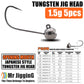 Mr JigginG Tungsten Jig Head 1g 1.5g 2g 2.5g 3g 3.5g 5.3g 7g 10g 14g Worm Hook for Soft Lure Tackle Fishing Accessories