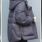 Winter Clothes Women Basic Jackets Warm Thick Down Cotton Jacket Female Short Hooded Fashion Padded-Cotton Jacket Parkas Mujer 2
