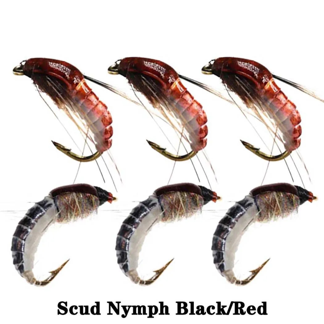 Hot Sea Fishing, River Fishing #10 real Nymph Flying Carp Fishing Artificial Insect Bait Fish Food Tools