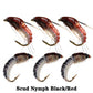 Hot Sea Fishing, River Fishing #10 real Nymph Flying Carp Fishing Artificial Insect Bait Fish Food Tools