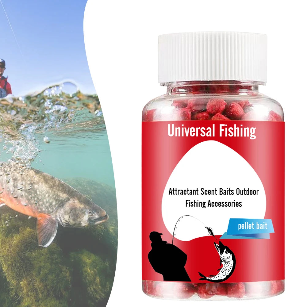 Fish Attractant Fishing Groundbait Universal Concentrated Fish Bait Fishing Food Bait Aquatic Feed for Freshwater Fishing