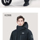 Winter Motorcycle Riding Coldproof Clothing Winter Fashion Waist Designwarm Cotton Jumpsuit,thickened Waterproof Snowmobile Suit