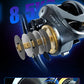 SEASIR Cast-X Baitcasting Reel 7.3:1 HS Gear Ratio Aluminum Double Spool Carbon Grip Metal BFS Micro Fresh Seawater Fishing Coil