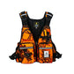 Fishing Life Jacket Buoyancy Vest Multi-pocket Lightweight Fly Fishing Vest for Men Adjustable Vests Detachable Cushion