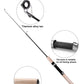 FISH KING Ice Fishing Rod Winter Short Fiber Telescopic Pole Portable Fish Trackle Accessories for Freshwater Saltwater