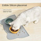 Pet Feeding Mat for Dogs Cats Non-Slip Silicone Cat Food Mat Waterproof Washable Spill-Proof Pet Placement Mat Pet Supplies