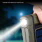 Solar Powered Portable Camping Light with Strong Magnetic Base for Home Emergency Construction Site Outdoor Work Lamp