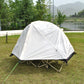Waterproof and Windproof 1 Person Tent, Camping Tent,Aluminum Pole Backpacking Tent Can Be Cot Bed Tent Not Include the Bed
