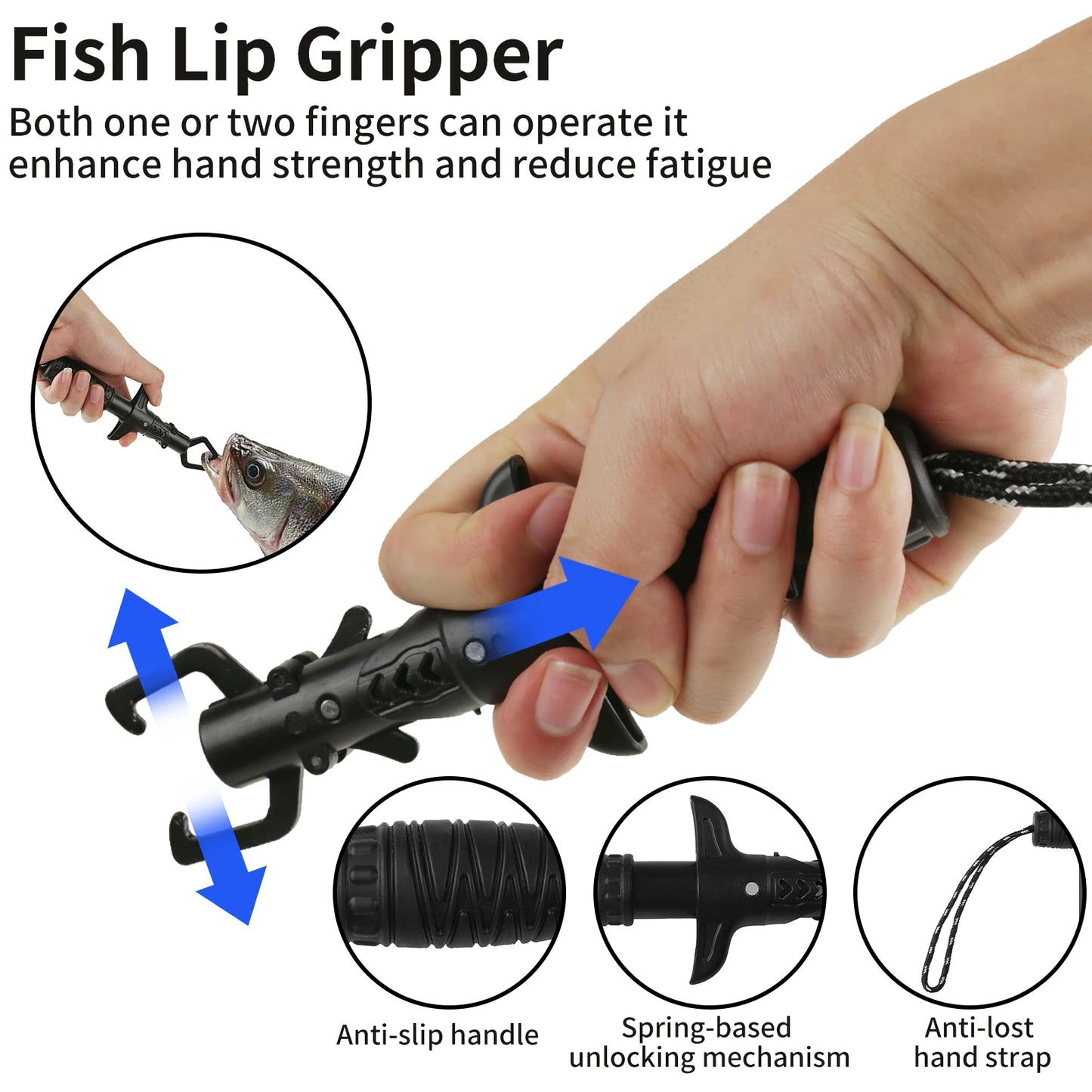 Fishing Pliers and Gripper Set Fishmen Muti-Function Fishing Gear Hook Remover Ice Fishing Tool Flyfishing Gear Gifts for Men