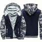 Winter Warm Sherpa Lined Coat for Men Heavyweight Plush Fleece Jackets Outwear Long Sleeve Zip Up Hoodie Sweatshirt Tops Outfits