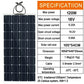 2000W solar panel, 18V flexible solar panel, efficient portable power supply, emergency charging, boat energy vehicle, household