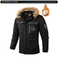 New Winter Men Outwear Fleece Warm Removable Hooded Hiking Jacket Men Outdoor Windproof Casual Fashion Jacket Coat Male Clothing