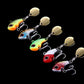 Fishing Lure Set 5pcs Wobble Rotating Metal VIB Vibration Bait Spinner Spoon Jig Sea Lures Artificial Hard Baits Sequins Tackle