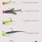 Tungsten Jig Head 0.6g 0.8g 1g 1.5g 2g 2.5g 3g 5g Ajing Finesse Micro Hook With Mustad Lure Fishing Worm Hook for Soft Lure