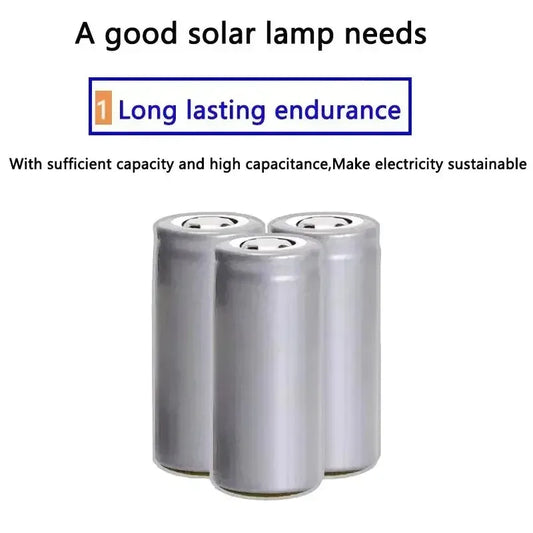 Solar Lamp Battery 3.2V 32650 Large Capacity Lithium Iron Battery Solar Street Lamp Floodlight Battery with Protection Panel