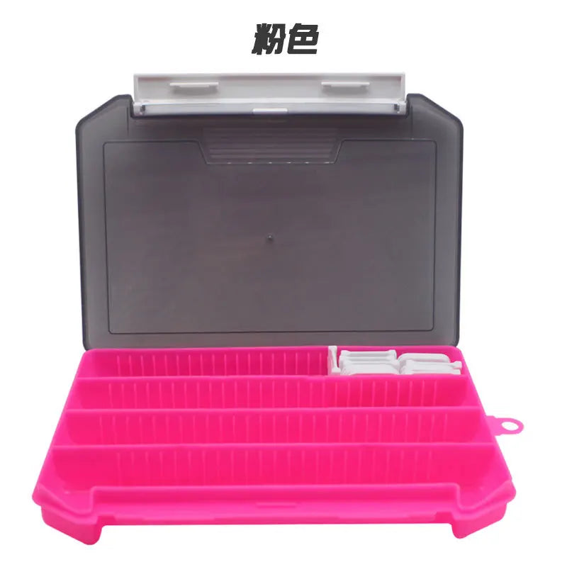 Fishing Tackle Box Storage Tray with Removable Dividers Fishing Lures Hooks Case Soft Bait Lure Hooks Accessories Pesca Tool