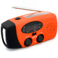 Solar Emergency Radio 10000mAh Hand Crank Portable AM/FM/NOAA SOS Radio with Flashlight&Reading Lamp Cell Phone Charger Radio