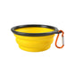 Portable Pet Food Bowl  Durable TPR Bowl  Cat and Dog Food Pet Silicone Collapsible Bowl Portable Travel Outdoor Water Food Bowl
